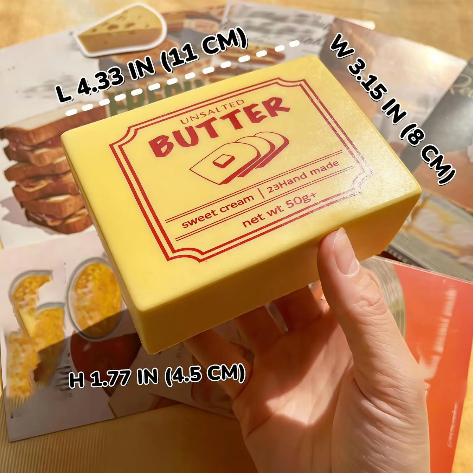 Stress Squeeze Toy Slow Rebound Sensory Butter Toy Squeeze Butter Fidget For Home Classroom School Party Gathering Office