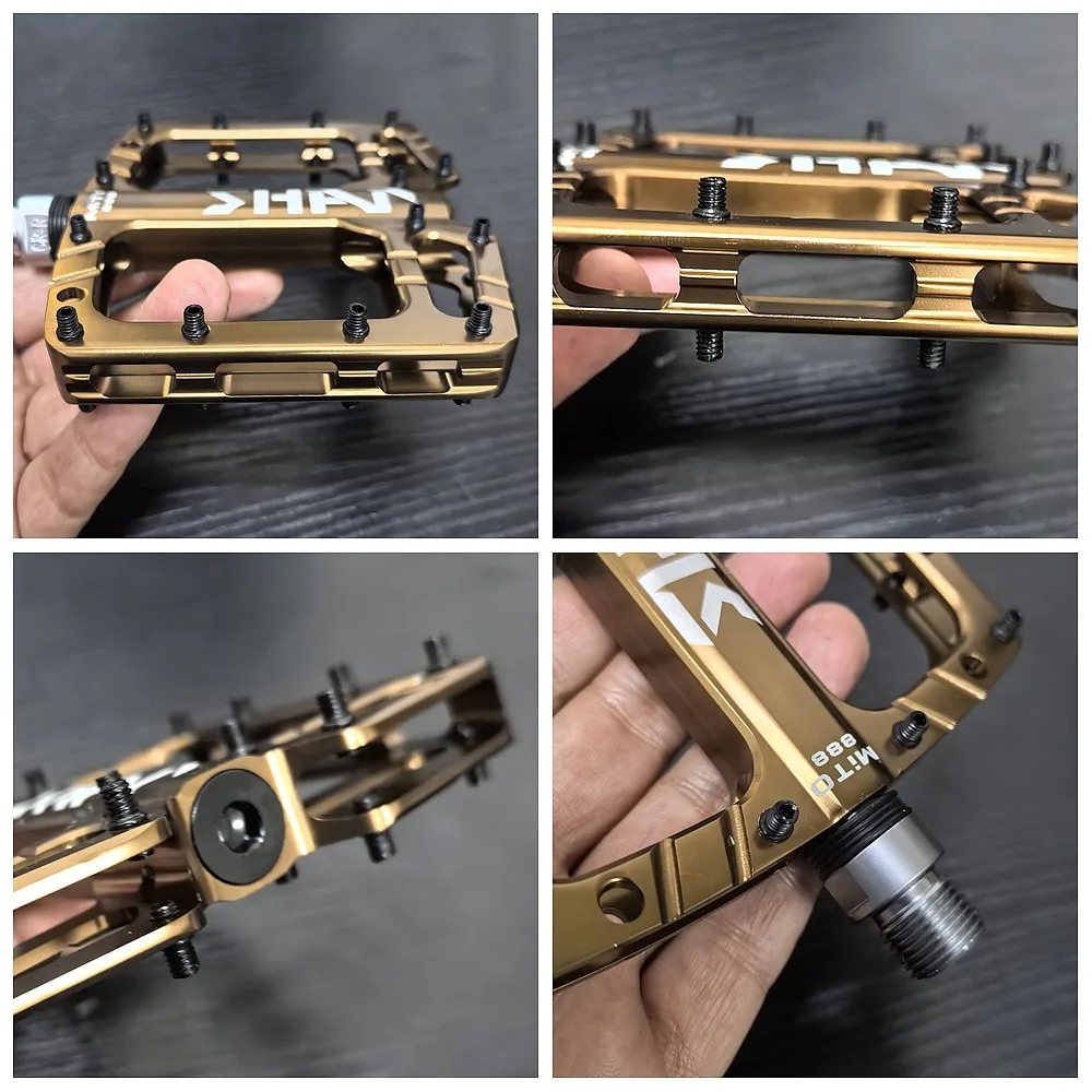 2025 شانماشي ميتول دواسات الدراجة الجبلية الطريق شقة عدم الانزلاق CNC 3 محامل مختومة دواسات الدراجة الطريق الدراجات اكسسوارات #4