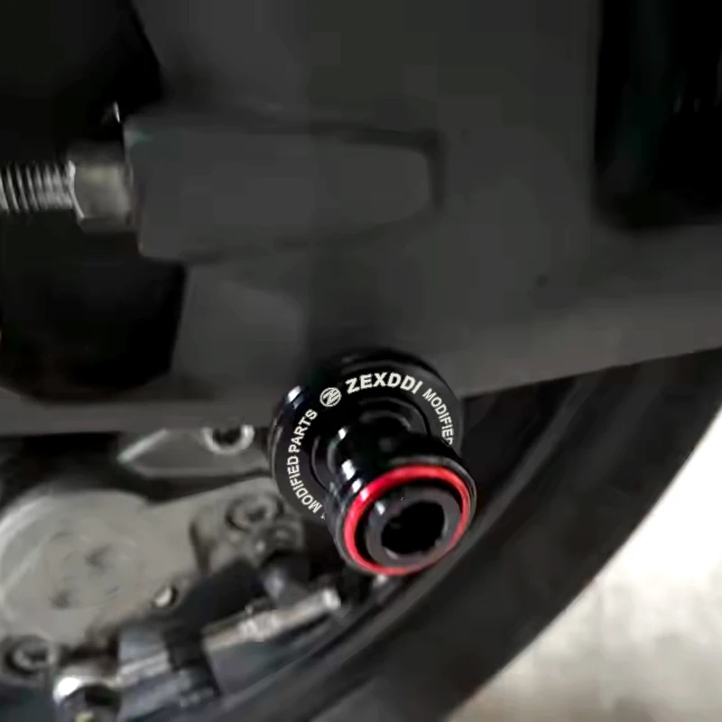Für DUCATI Multistrada V4 S Sport Rally MTS V4S Zubehör Motorrad Vorderrad-Achsgleitschutz Pad Hinterer Ständer-Schutz – Detail 7