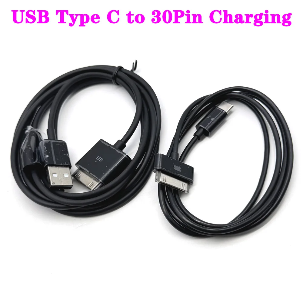 

﻿ 30Pin To USB C Adapter Charging Data Cable for IPhone 4 4S 3GS IPad 3 2 1 IPod USBC Type C To 30 Pin Charger Cord Accessories