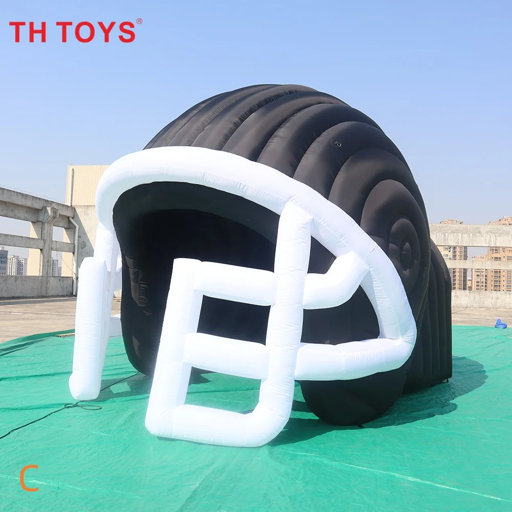 

Быстрый воздушный корабль до двери, футбольная надувная палатка для шлема, индивидуальный футбольный спортивный входной туннель на продажу