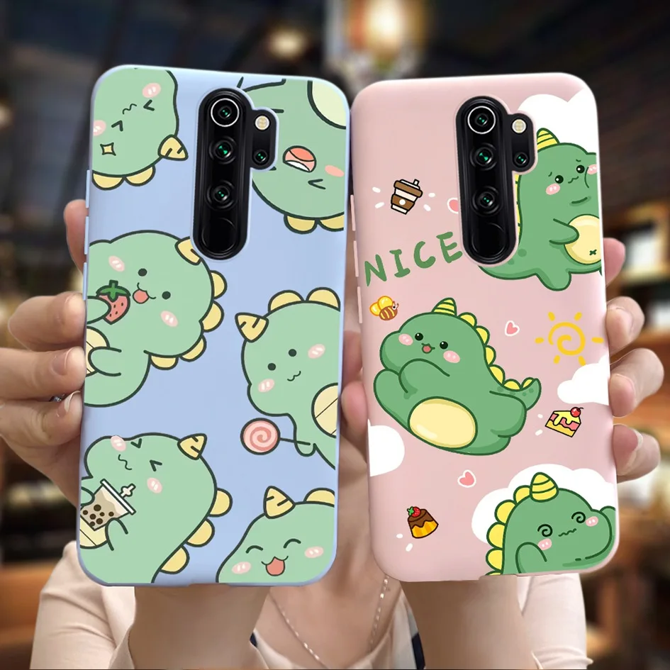 For Xiaomi Redmi Note 8 Pro Case Cute Cat Heart Cartoon Cover Shockproof Silicone Soft Funda For Xiomi Redmi Note8 Pro TPU Coque
