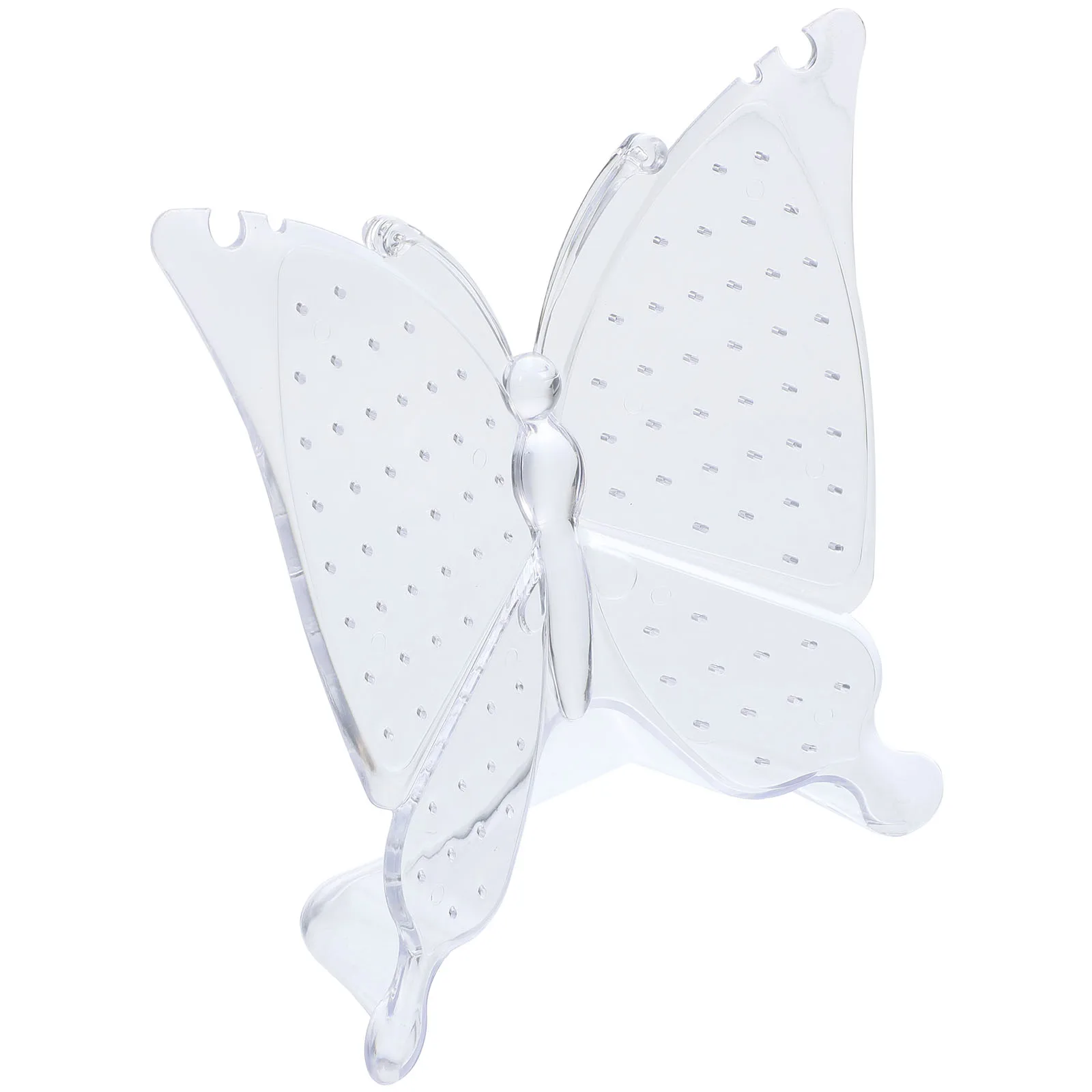 

Подставка-бабочка, держатель для ушей, шпильки, органайзер для хранения ювелирных изделий, маленькая подставка для сережек, плоское основание, серьги с несколькими отверстиями