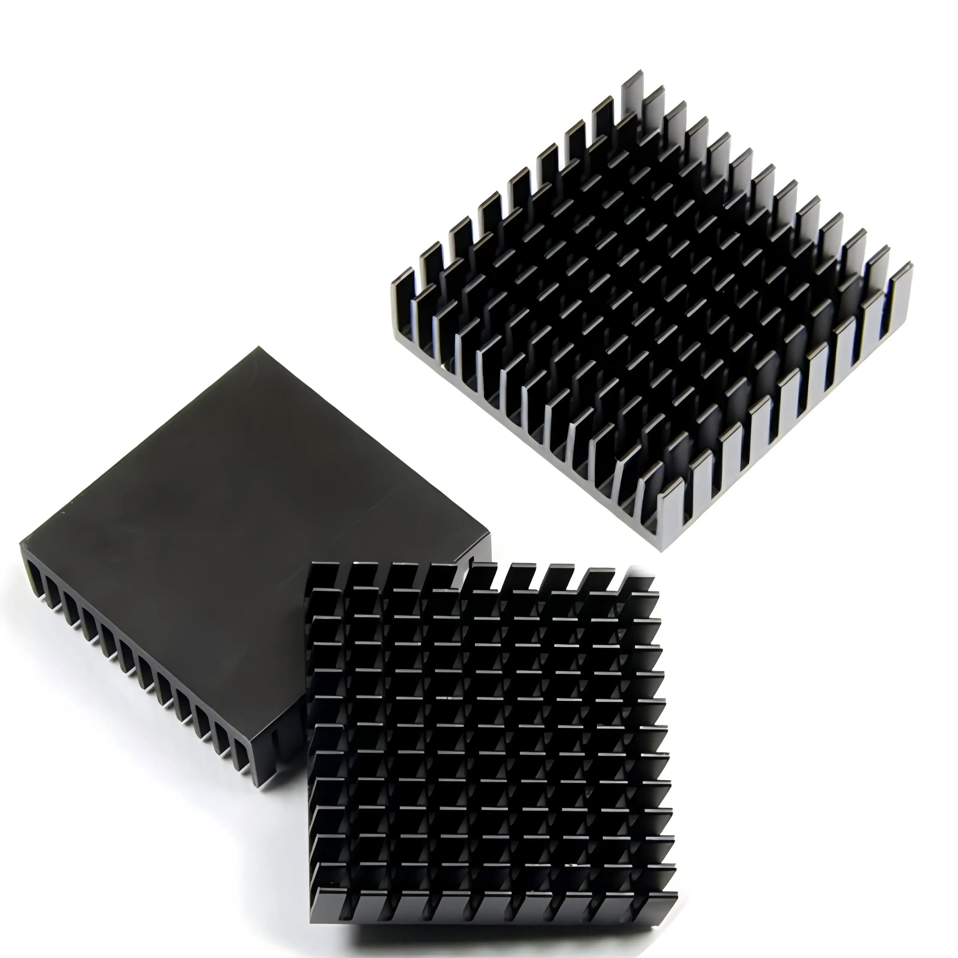 20Pcs YOUNUON Black 40mm heatsink 40 x 40 x 10mm 11mm Aluminum CPU CPU Card Cooling Cooler Heat Sink Heatsink