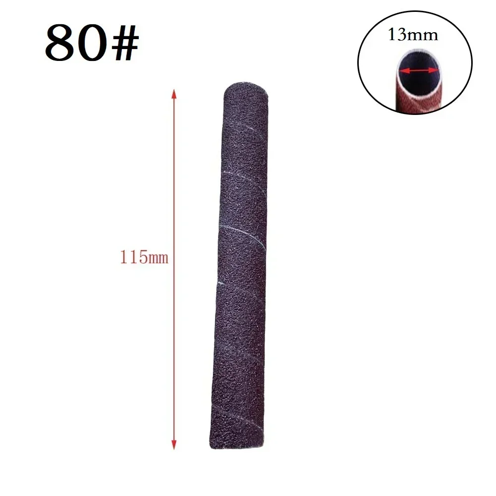 샌딩 드럼 슬리브 키트, 금속 목재 연마 샌딩 페이퍼 연마 도구, 80 150 240 그릿 샌딩 페이퍼 드럼, 115mm, 3 개