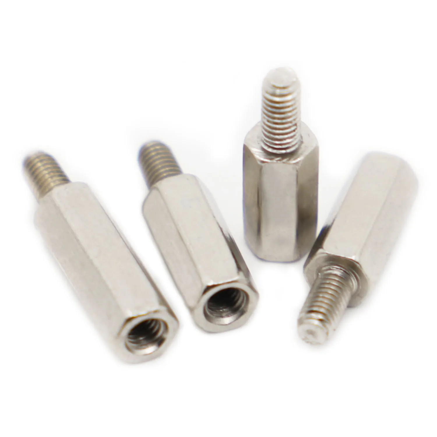 M2 M2.5 M3 M4 Nickel Plated Steel Male to Female Standoff Spacer Hexagonal Stud Spacer Pillars image 3
