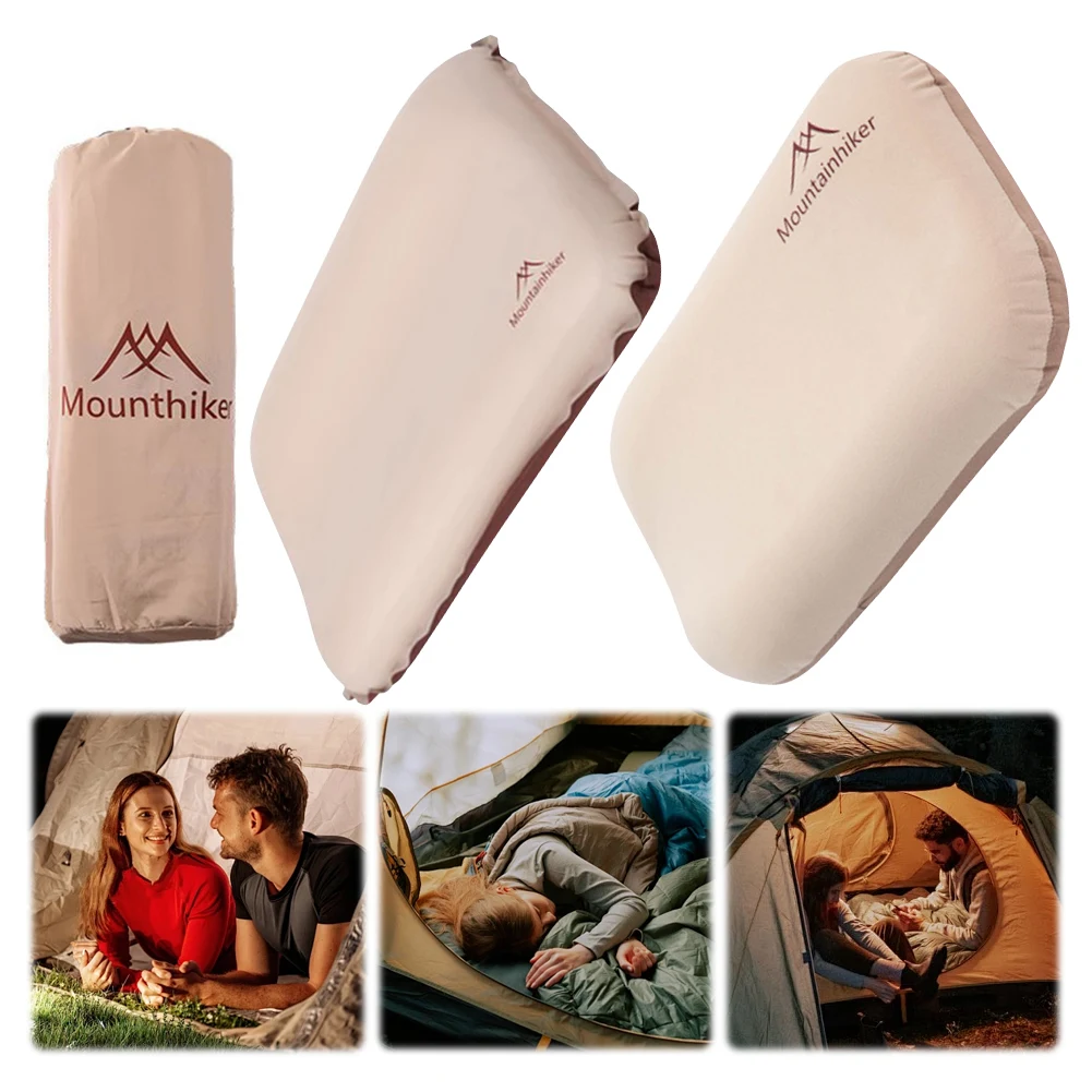 Ultralight Inflatable Pillow Neck Protect Outdoor Sleeping Pillow Portable Self Inflating Pillow for Car Airplane Train Office