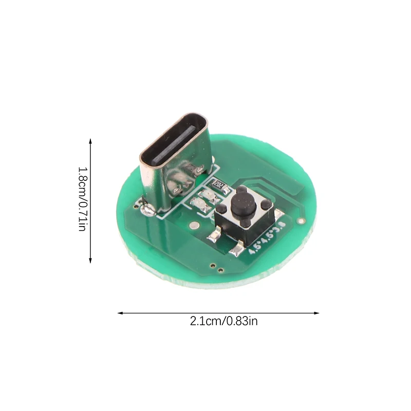 Placa de circuito led 5w 10 watts, módulo de carregamento tipo c, acessórios eletrônicos diy para lanternas, ventiladores pequenos