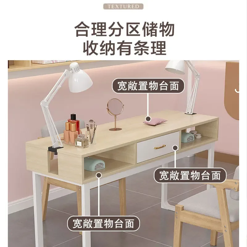 Table Upgrade Light Hole Nail Special Workbench Manicure