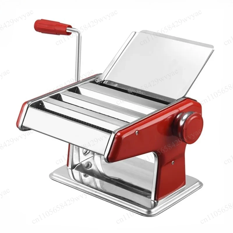 Manual Stainless Steel Dough Press Multi-Function Noodle & Dumpling Wrapper Maker