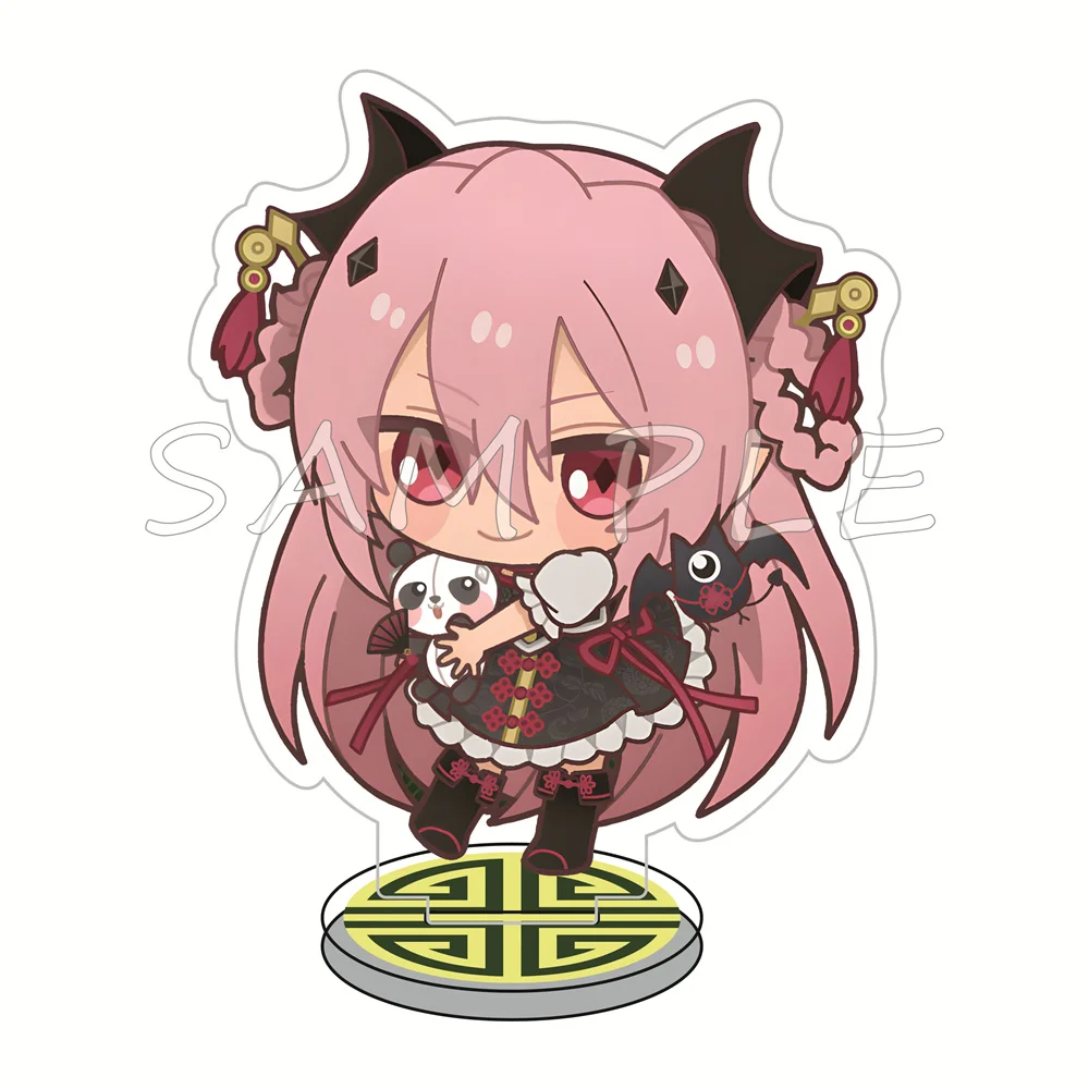 Seraph of the End 10cm Acrylic Stand Figures Keychain Chibi Anime Manga Merch Desktop Table Decor Ornament Otaku Cosplay Gift