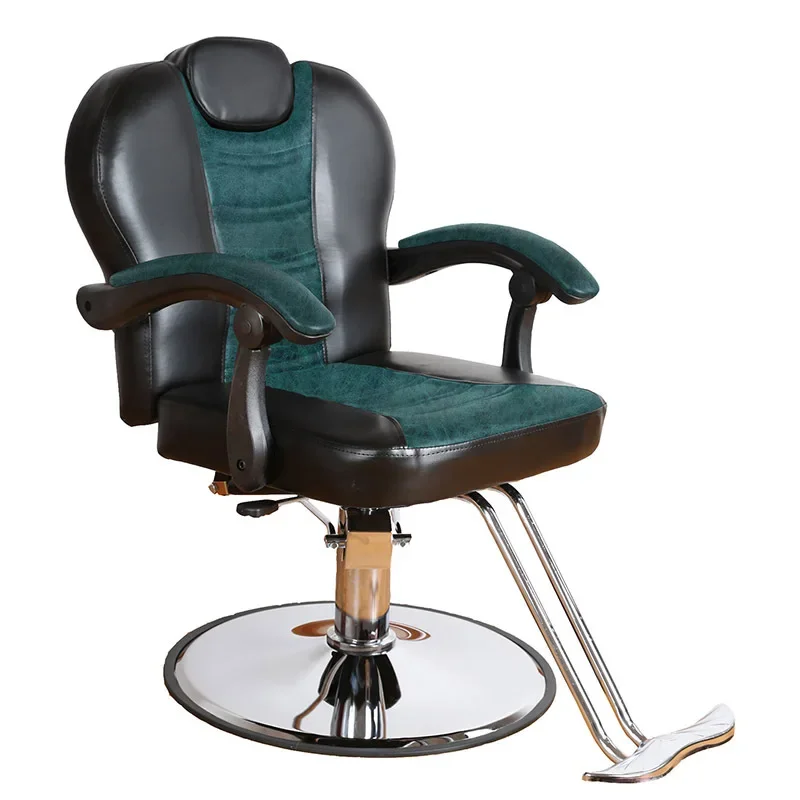 Pedicure Vintage Hairdressing Chair Portable Styling Professional Barber Chair Rotating Mocho Cadeira Barber Equipment MQ50BC