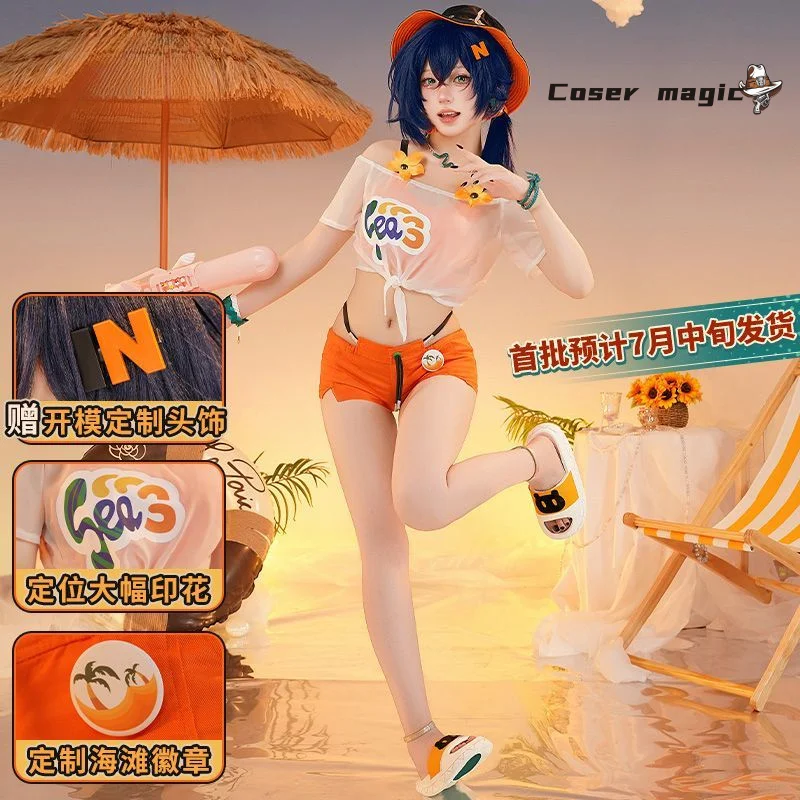 

Костюм для косплея Zenless Zone Zero Belle, униформа на Хэллоуин, карнавал, вечеринку, Рождество, ролевая одежда, летняя одежда