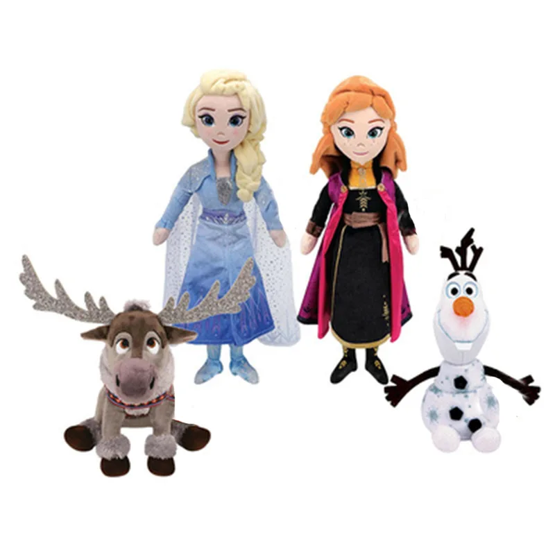 Игрушка плюшевая с большими глазами для девочек, фэнтези со льдом и снегом 2, принцесса ашана, снежное сокровище, олень, игрушка для сна