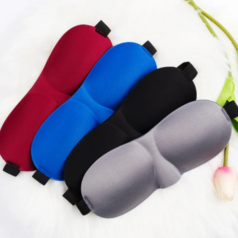 1Pcs 3D Sleep Mask Natural Sleeping Eye Mask Eyeshade Cover Shade Eye Patch Women Men Soft Portable Blindfold Travel Eyepatch