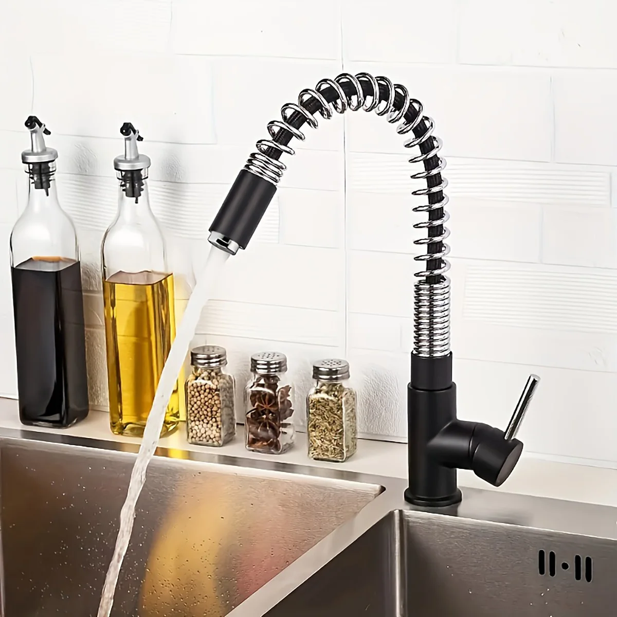 rubinetto-da-cucina-commerciale-premium-in-ottone-massiccio-con-doccetta-estraibile-a-molla-cromato-nero-monocomando-girevole-a-360°-°-rubinetto-girevole-per-lavello