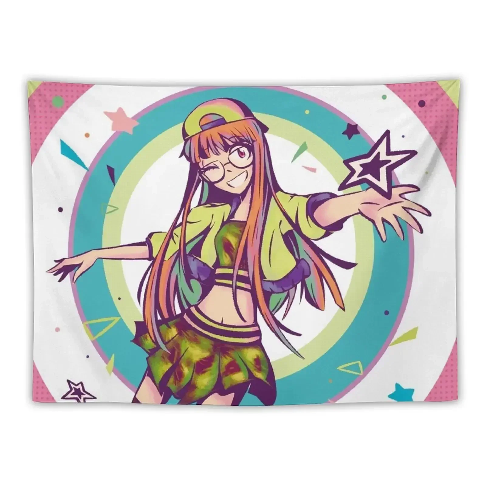 Copia de Dancing Futaba Tapestry Art Mural Room Decorator Cute Room Things Carpet Wall Tapestry