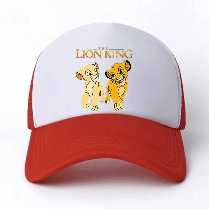 

Children Anime Cartoon Lion King Print Lovely Sports Sunshade Hat 6y15y+boys Girls Students Travel Leisure Baseball Duckbill Hat