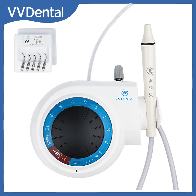 

VVDental Ultrasonic Scaler Instrument For Calculus Smoke Stains Scaling Perio Endo Vet Dog Cat Tooth Cleaning Dental Equipment