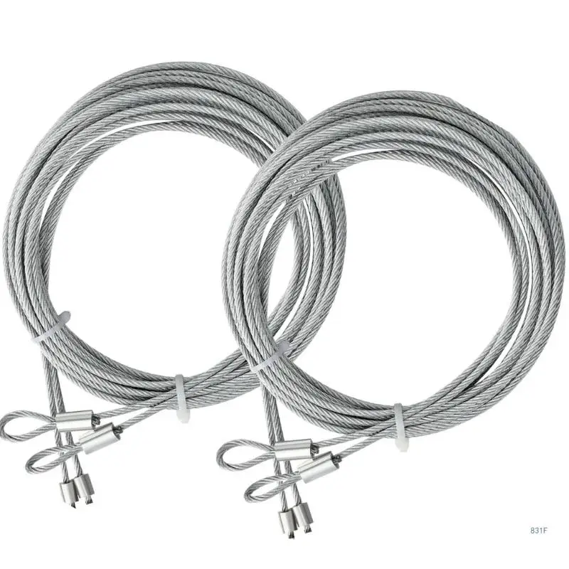 Multipurpose Garage Door Torsions Spring Cables Garage Door Replacement Part 4pcs for Residential & Industrial door