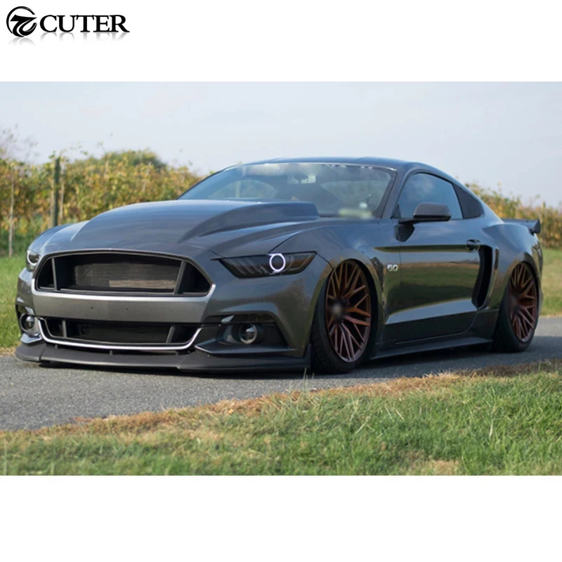 

Premium Carbon Fiber FRP Hood Exterior Mod Part For Mustang 2015‑2017