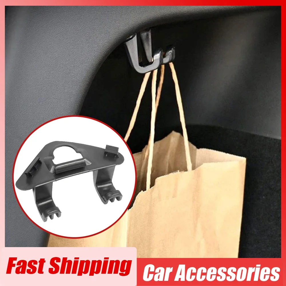 1pc Car Rear Trunk Hook Car Trunk Storage Hook Auto Multifunctional Organizer Holder Car Accessories for Tesla Model Y 2020-2022