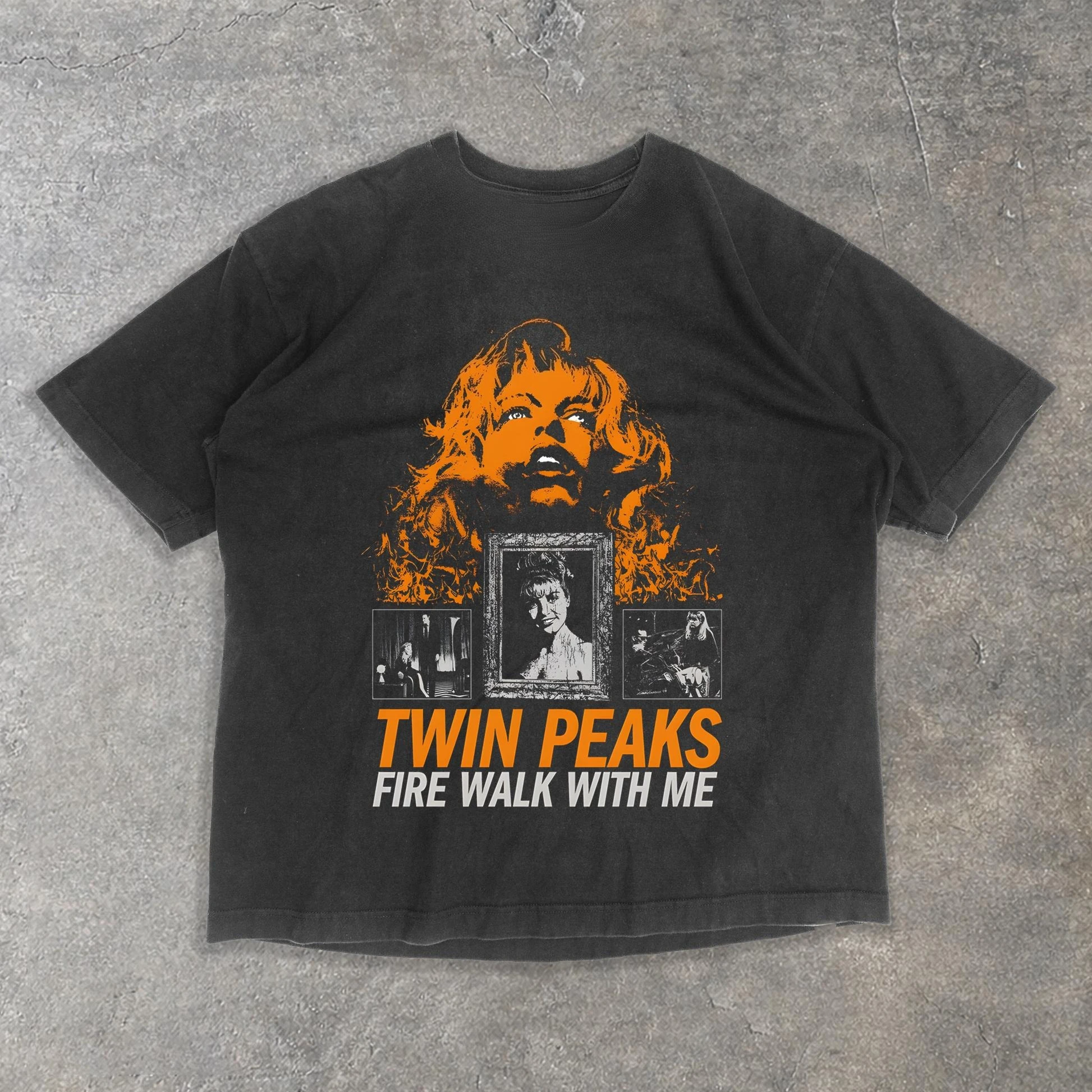 Retro Twin Peaks T-shirt Retro T-shirt Daily Wear Printed Men's and Women's Short Sleeved T-shirt