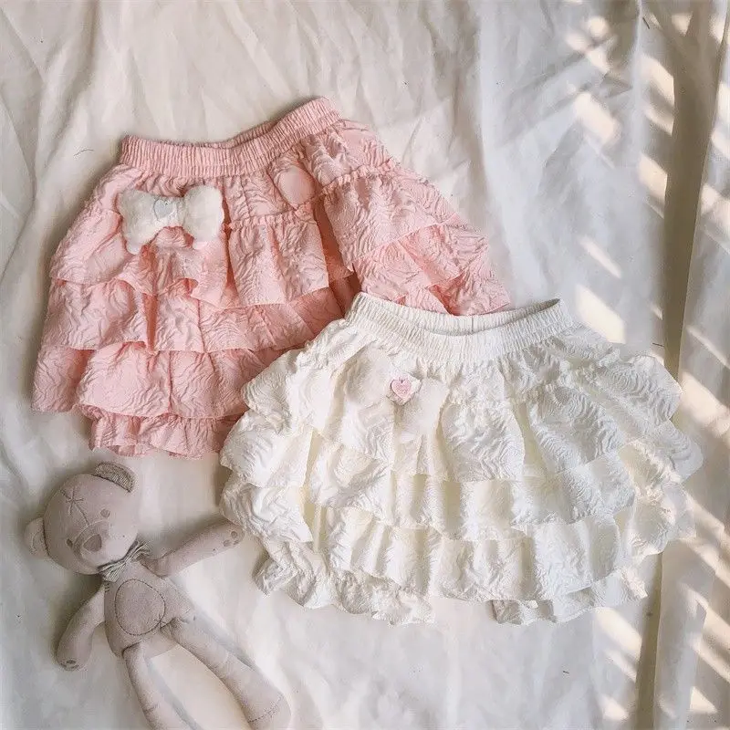 

Новая женская японская мини-юбка Y2K с кружевом, летняя, в стиле кавай, облегающая, многоярусная, в стиле Харадзюку, милая, модная, с высокой талией, пышная юбка