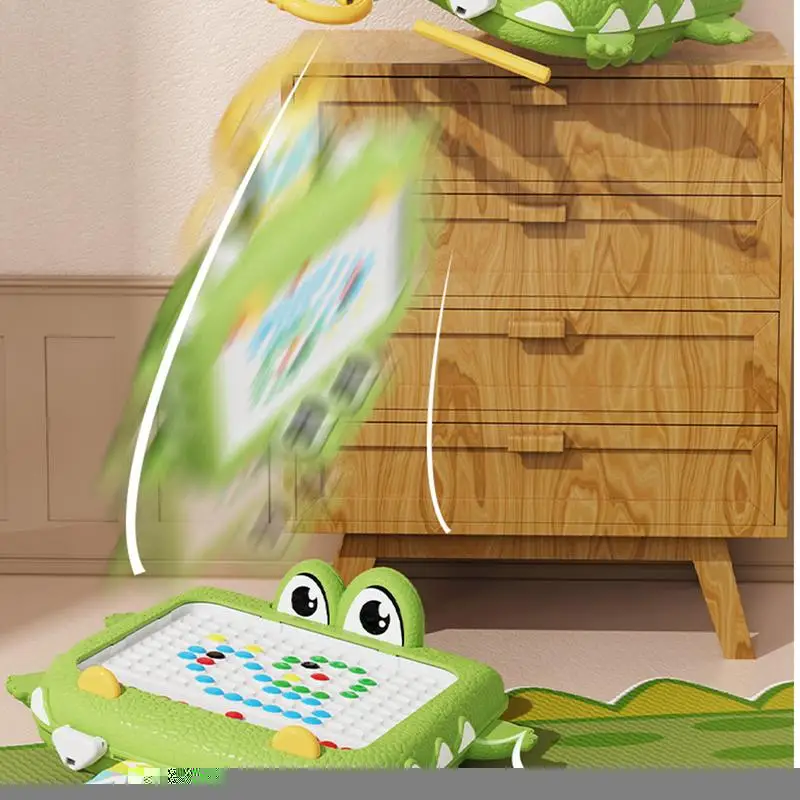 Magnetische Schreibtafel Kinder zeichnung Krokodil Gekritzel Brett Siegel Design Vorschule Lern aktivitäten für Reisen im Freien nach Hause