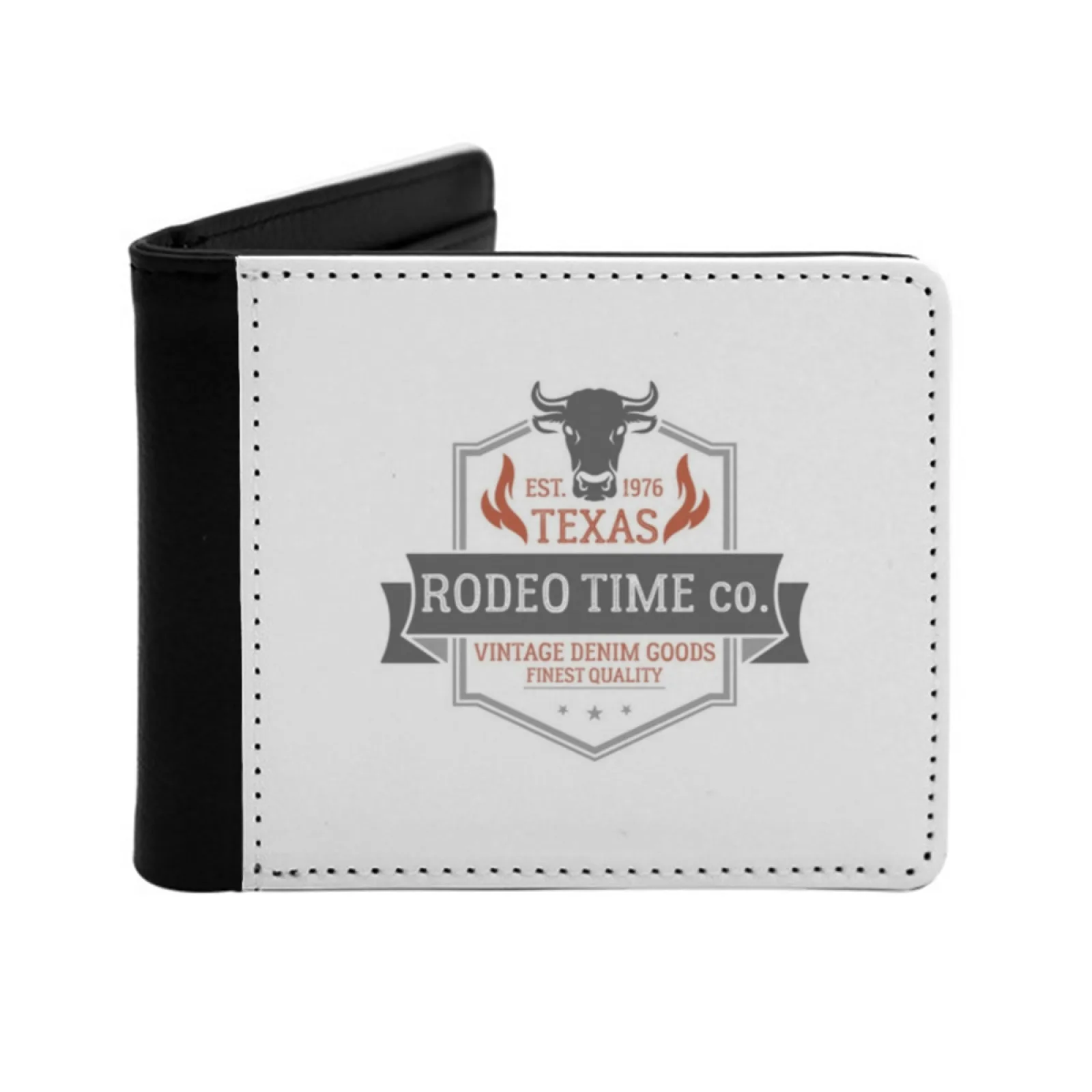 

Винтажный кошелек Rodeo Time Co Texas, оригинальные ограниченные товары, стильный логотип, персонализированный кошелек для мужчин и женщин, короткий карман из искусственной кожи