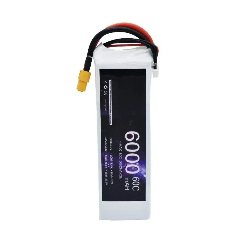 Nova bateria lipo 3s 60c 11.1v 6000mah para drone rc carro helicóptero quadcopter tanque barco truggy bateria com plugue xt60/xt90/t/ec5
