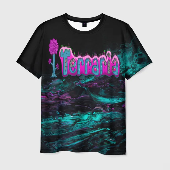 Sandbox Games Terraria T-shirt Male 3D Printed Men Women Short Sleeve T shirts Summer Fashion Popular Kid Tees y2K Tops Clothing