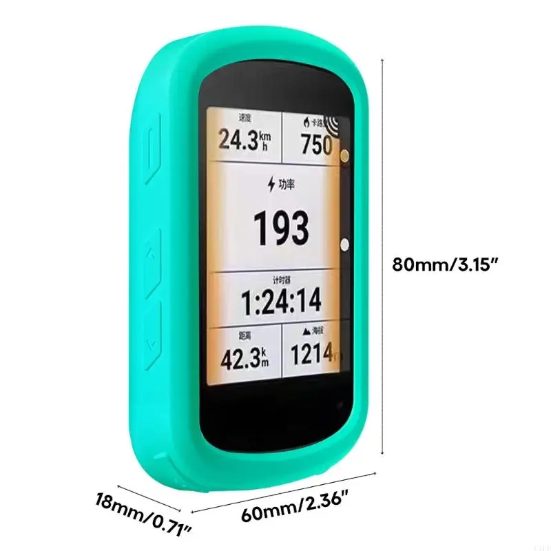 Cadena silicona C1FE Cubierta adecuada para borde del 840 GPS Ciclismo Sistema informático Protectora sin