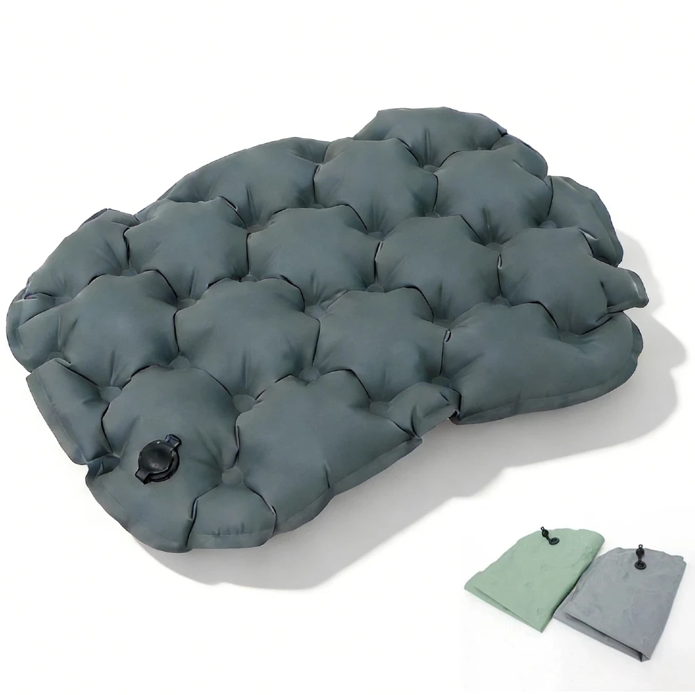 Aufblasbares Sitzkissen 36 x 28 cm für Outdoor, Camping, Wandern, Reisen, tragbar, bequem