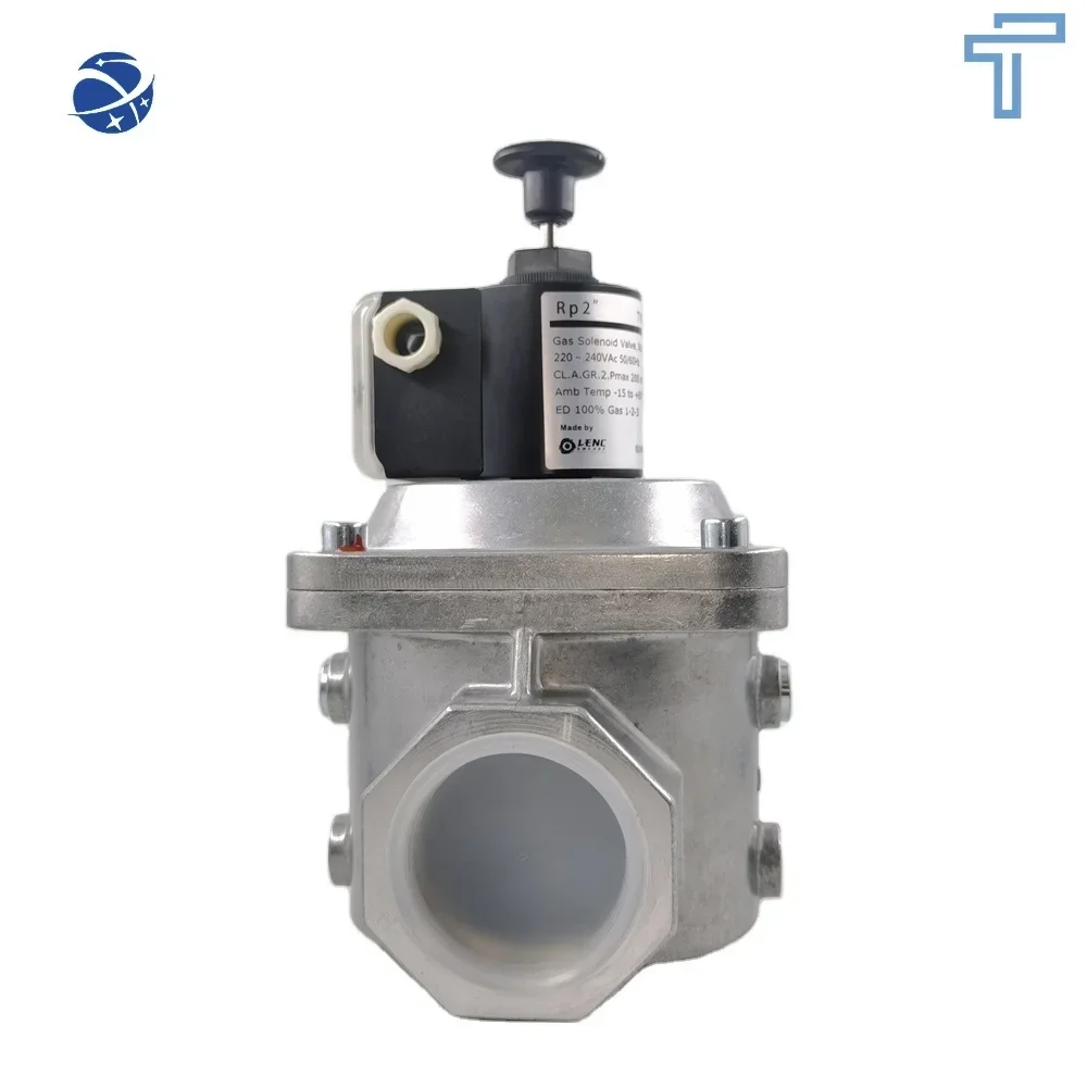 China Factory Supply Fuel gas solenoid flow control valve for industrial burner