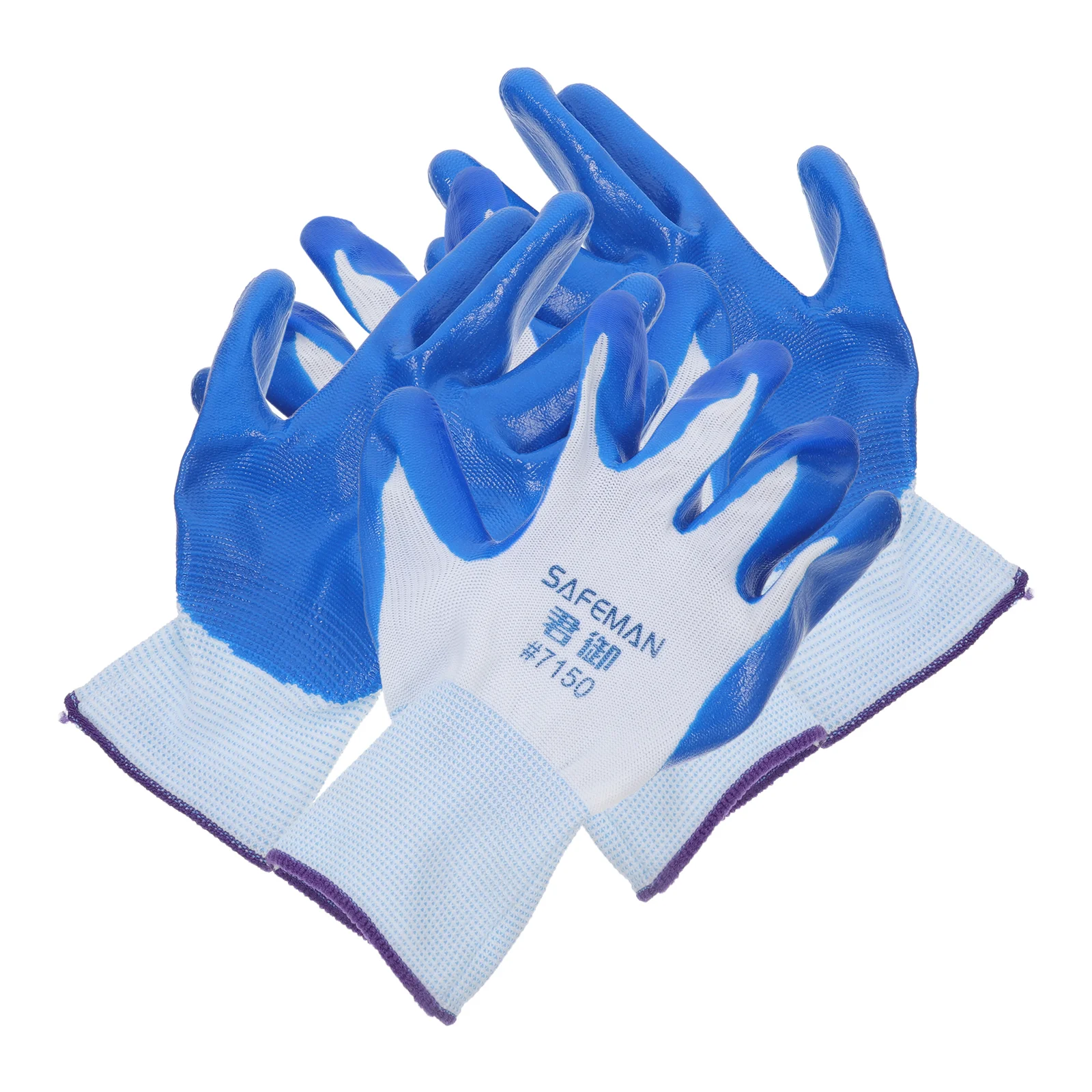 

2 Pairs Work Gloves Anti Bite Pet Keeping Birds 2200X1300X050CM Hand Protection Blue Training Man