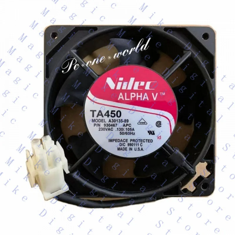 H  FOR NIDEC A30135-89 TA450 12038 12CM 230V 0.130A AC Cooling Fan 5-wire 120*120*38mm