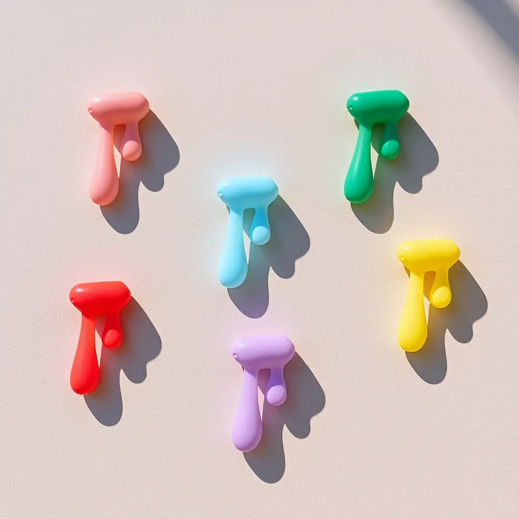 6Pcs Low Carbon Silicone Wine Glass Markers Color Coded Reusable Non Slip Glass Identification Marker for Parties Red Wine Cup