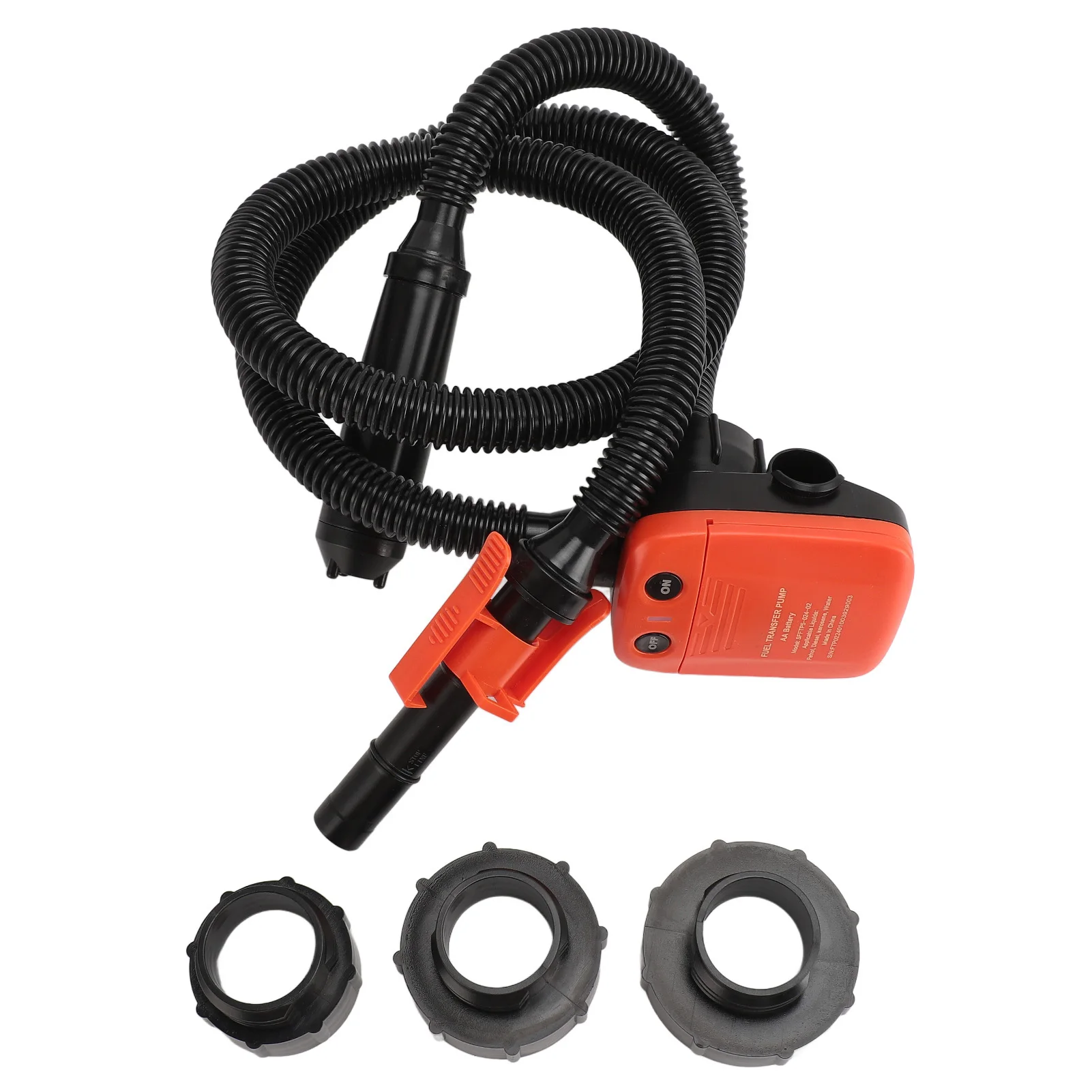Fuel Transfer Pump High Speed Siphon Efficient Flexible Hose Oil Extraction Pump Tight Sealing for Cars Motorcycles Boats