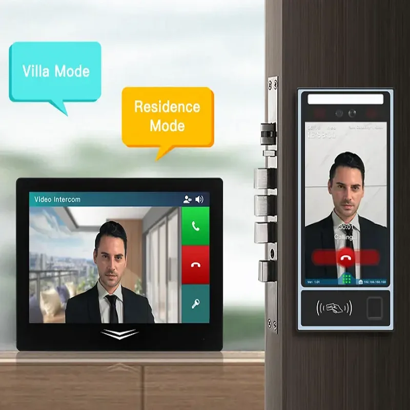 AI Facial Recognition Biometric Terminal Door Access Control Free API Cloud Based Smart Fingerprint Palm QR Code Time Attendance