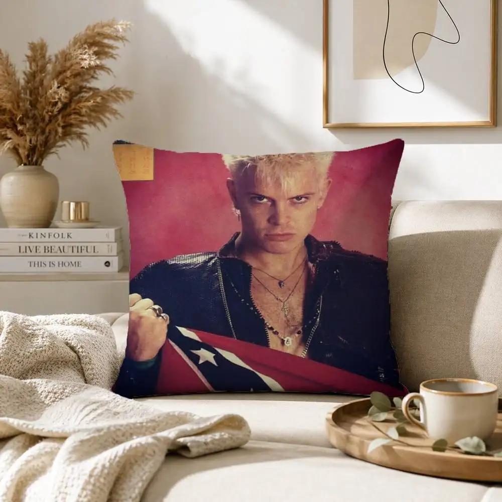 Singer B-Billy Idol Pillow Case for Sofa Living Room Home office Decor Protective Cover