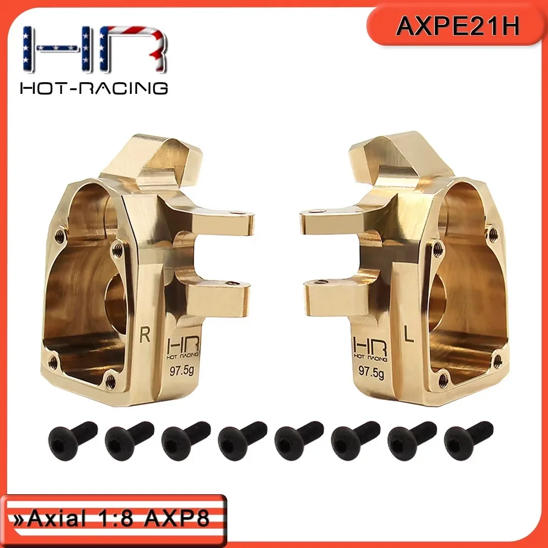 HR Axial 1:8 AXP8 copper front steering cup counterweight 97.5g each (one pair)