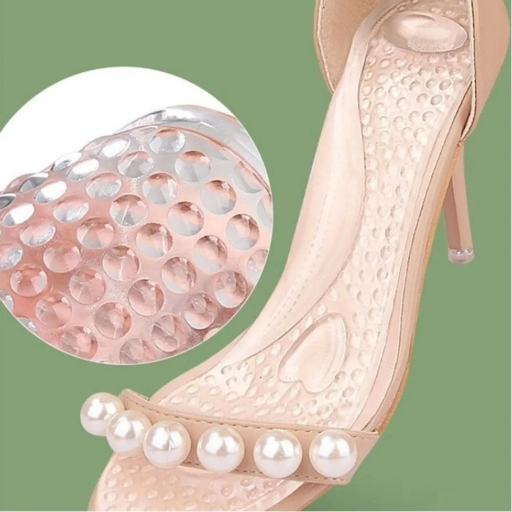 1 زوج جديد مكافحة زلة منصات وحيد ذاتية اللصق الصيف نعال جيل الصنادل المريحة نعل قوس الدعم