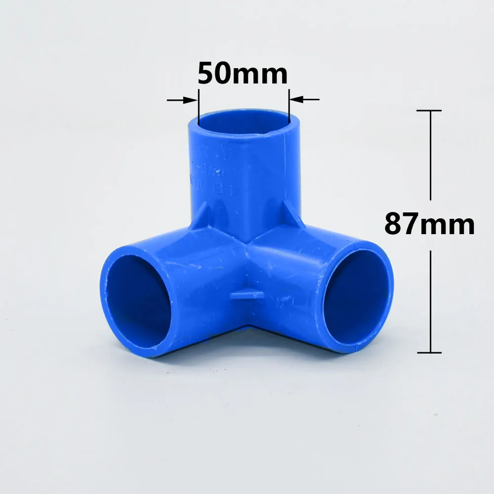 DN15/20/25/40 PVC Connector 20/25/32mm 3/4/5-way Three-Dimensional Water Supply Pipe Fittings Plastic Coupler