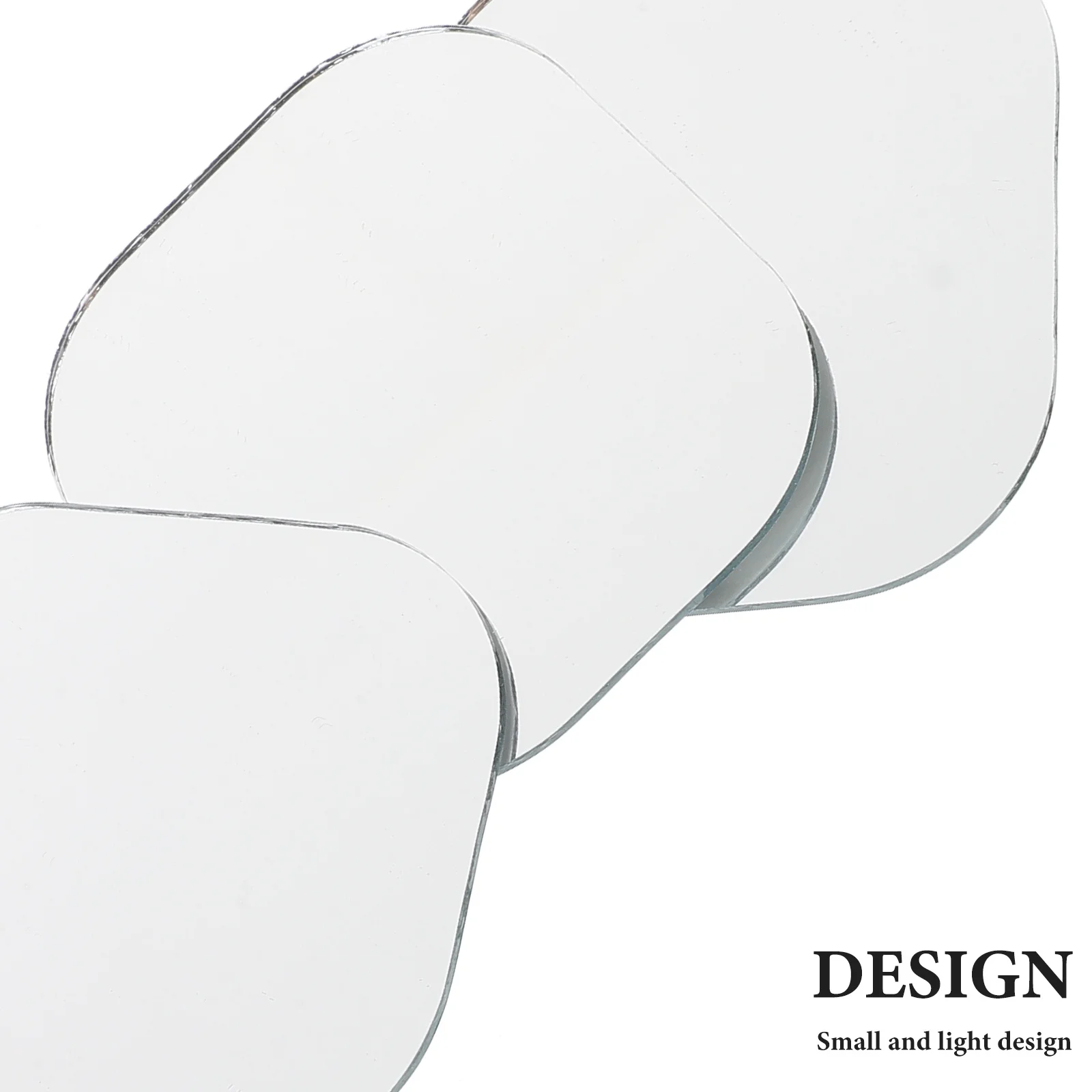 

10Pcs Square Glass Mirror Sheets Small Mirrors for DIY Makeup Crafts Makeup Mirror Lens for Beauty Use