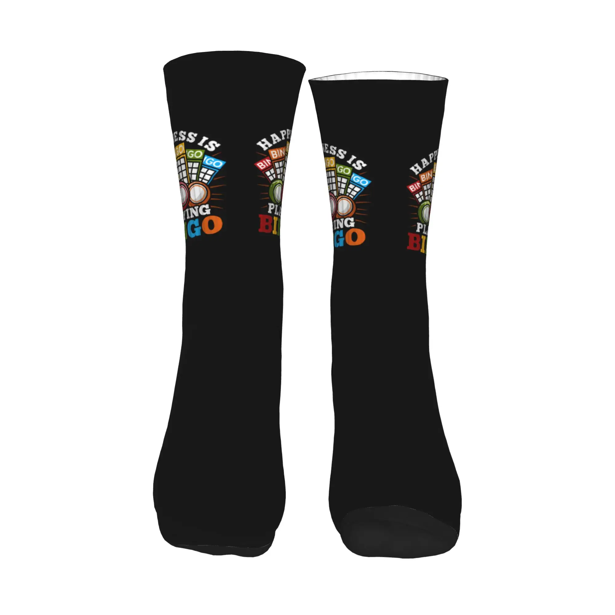 Hot Game Bingo Dress Socks Mens Womens Warm Fashion  Crew Socks view 2