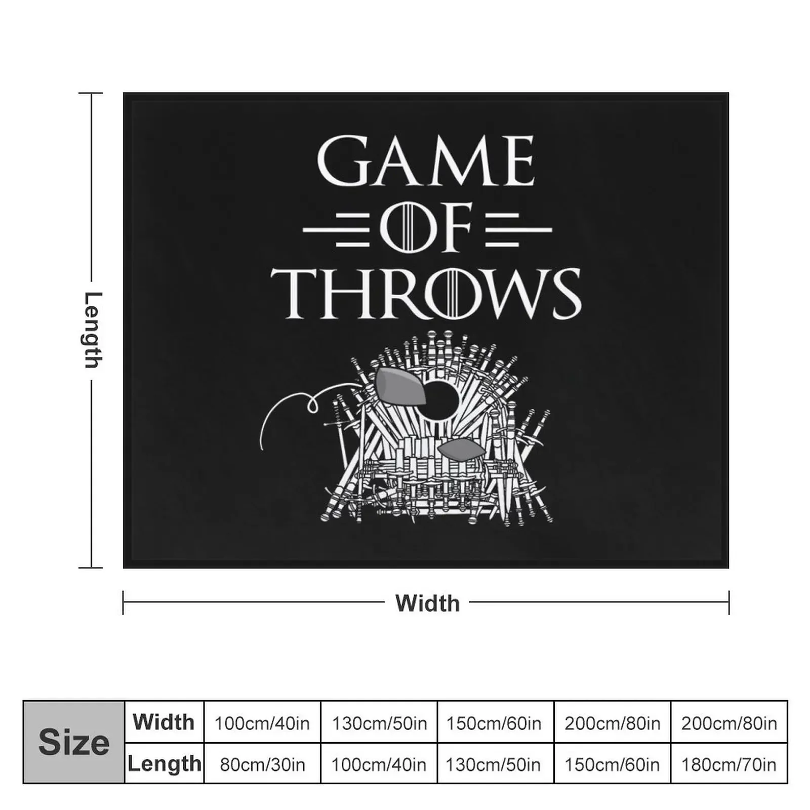 Game Of Throws Funny Cornhole Bean Bag Toss Lawn Game Design Throw Blanket Sofa Shaggy Luxury Brand Blankets