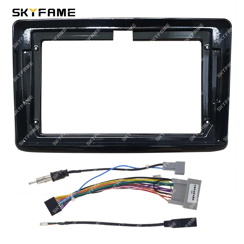 SKYFAME Car Frame Fascia Adapter Canbus Box Decoder Android Radio Dash Fitting Panel Kit For Honda City Shuttle