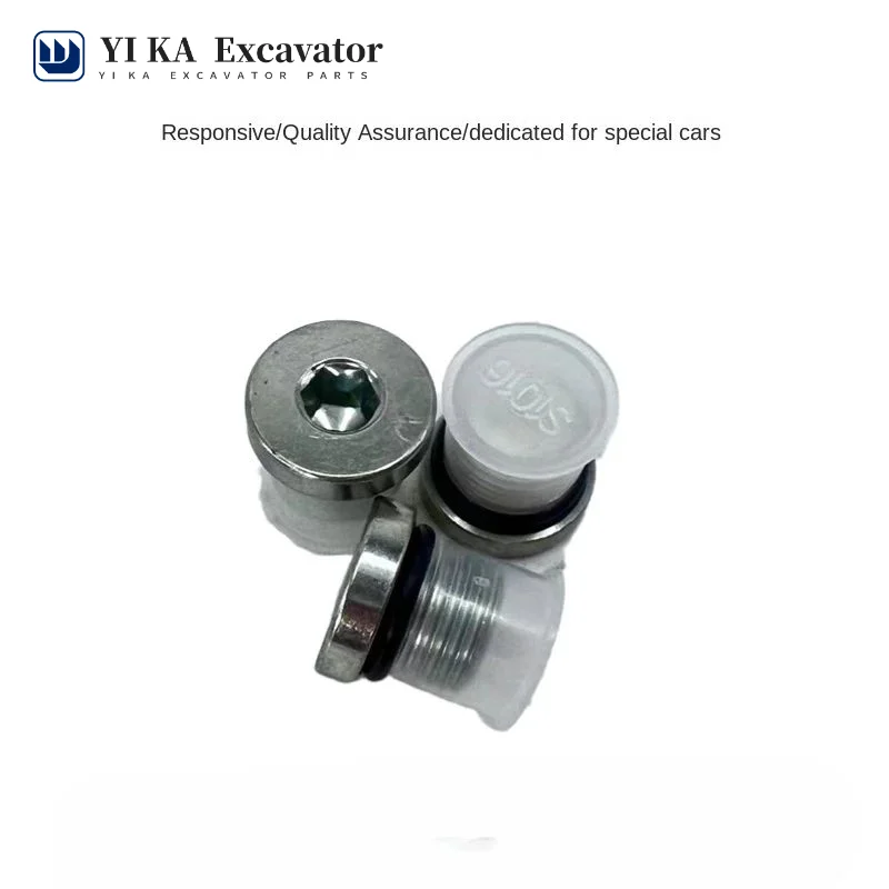 For Excavator Sany XCMG 55 60 65 75 Travel Motor Oil Discharge and Refueling Valve Plug Tooth Box Cover Screw Cap