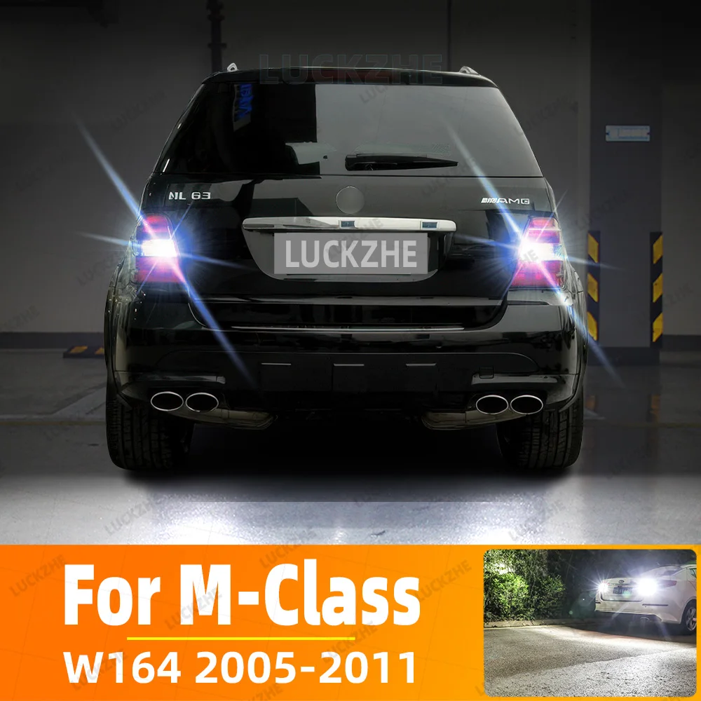 

Для Mercedes Benz ML W164 светодиодные фонари заднего хода 2005 2006 2007 2008 2009 2010 2011 W164 тюнинг аксессуары резервный фонарь заднего хода